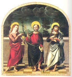 San Pietro, San Giacomo il Maggiore e San Giovanni Evangelista, monastero delle madri domenicane di Sancti Spiritu el Real, Toro (Zamora) da Lorenzo de Ávila